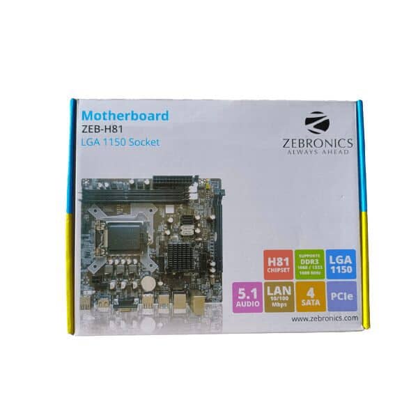 ZEBRONICS MOTHERBOARD H81 - photo 1 of 3